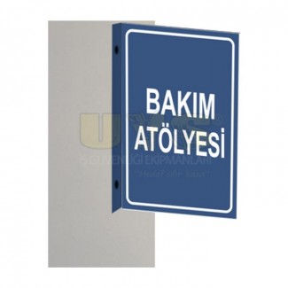 Bakım Atölyesi 2 Yönlü Panoramik Levha