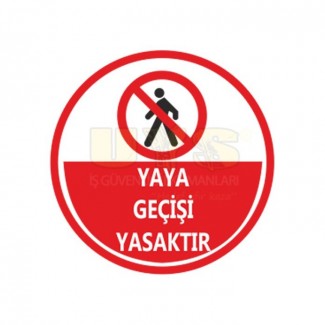 Çap= 30 cm Zemin İşaretleme Etiketi