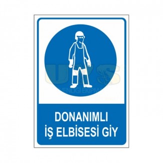 Donanımlı İş Elbisesi Giy Levhası