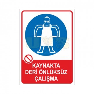 Kaynakta Deri Önlüksüz Çalışma Levhası