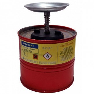 Emniyetli Kap 4 lt Üstten Basmalı Solvent Banma Kabı