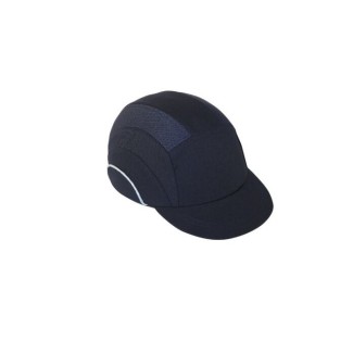 Fosforlu Fileli Darbe Emici Şapka Shelter Lacivert