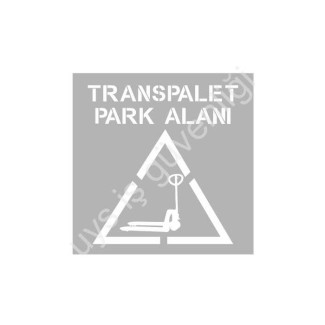 TRANSPALET PARK ALANI ZEMİN BOYAMA ŞABLONU