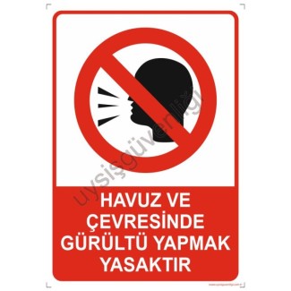 Havuz ve Çevresinde Gürültü Yapmak Yasaktır