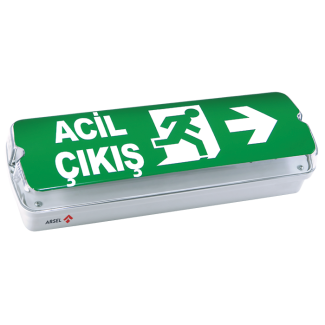 Sağ Ok Acil Çıkış Yönlendirme Armatürü