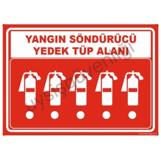 Yangın Söndürücü Yedek Tüp Alanı
