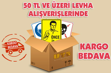 50 tl ve üzeri iş güvenliği levhaları